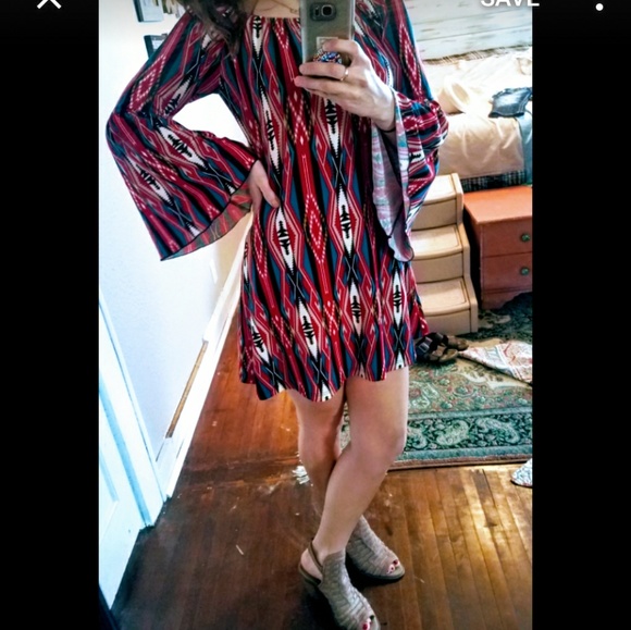 2B Together Tribal Dress - Picture 3 of 3